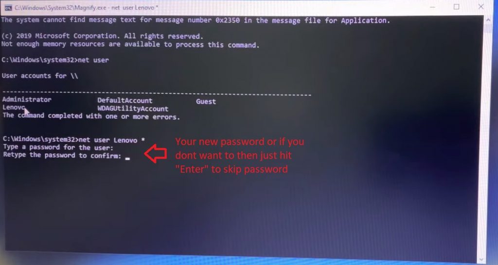 How To Reset Password In Windows 10